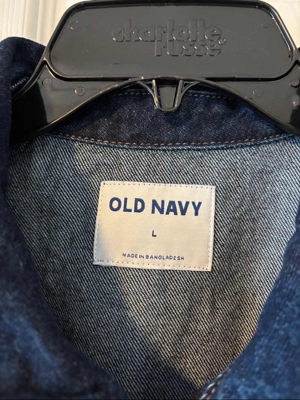 Old Navy Indigo Denim Snap-Front Jacket - Picture 2 of 3